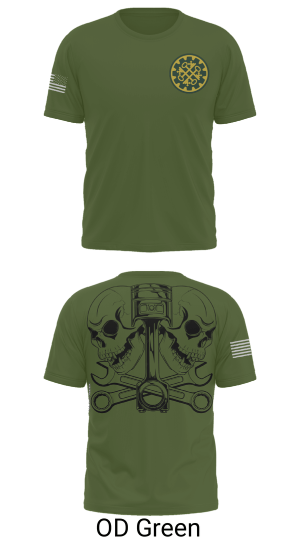 Old School Cotton Feel Shirt, 46th MP Co, Army, Teamtime, Team time, sublimation, custom sports apparel, team uniforms, spirit wear, spiritwear, sports uniforms, custom shirts, team store, custom team store, fundraiser sports, apparel fundraiser