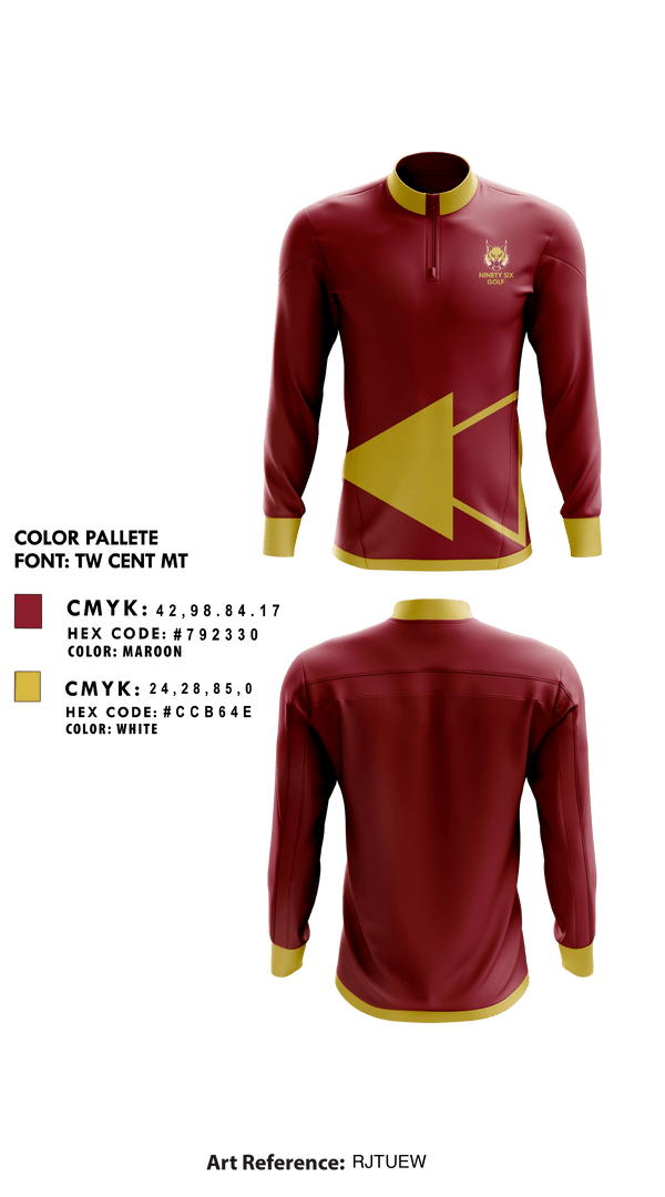 Quarter Zip Jacket, Ninety Six High School Golf, Golf, Teamtime, Team time, sublimation, custom sports apparel, team uniforms, spirit wear, spiritwear, sports uniforms, custom shirts, team store, custom team store, fundraiser sports, apparel fundraiser