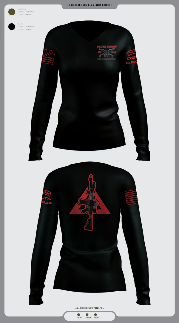 Womens Long Sleeve Vneck Shirt, , , Teamtime, Team time, sublimation, custom sports apparel, team uniforms, spirit wear, spiritwear, sports uniforms, custom shirts, team store, custom team store, fundraiser sports, apparel fundraiser