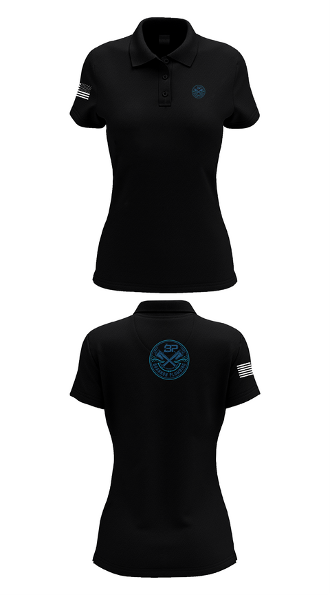 Womens Short Sleeve Performance Polo, Brannon Plumbing & Construction, , Teamtime, Team time, sublimation, custom sports apparel, team uniforms, spirit wear, spiritwear, sports uniforms, custom shirts, team store, custom team store, fundraiser sports, apparel fundraiser