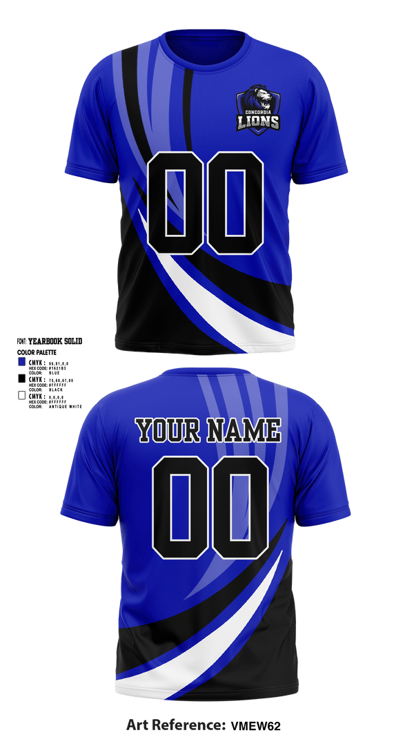 Short Sleeve Performance Shirt, Concordia Lions Viersen, Football, Teamtime, Team time, sublimation, custom sports apparel, team uniforms, spirit wear, spiritwear, sports uniforms, custom shirts, team store, custom team store, fundraiser sports, apparel fundraiser
