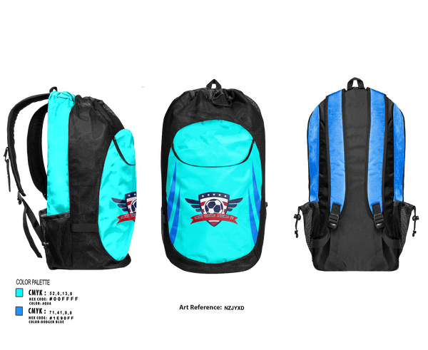 Gear Bag, Saint Thomas Aquinas FC, Men's Soccer, Teamtime, Team time, sublimation, custom sports apparel, team uniforms, spirit wear, spiritwear, sports uniforms, custom shirts, team store, custom team store, fundraiser sports, apparel fundraiser