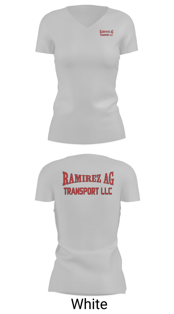 Womens Short Sleeve Vneck Shirt, Ramirez Ag Transport llc, , Teamtime, Team time, sublimation, custom sports apparel, team uniforms, spirit wear, spiritwear, sports uniforms, custom shirts, team store, custom team store, fundraiser sports, apparel fundraiser