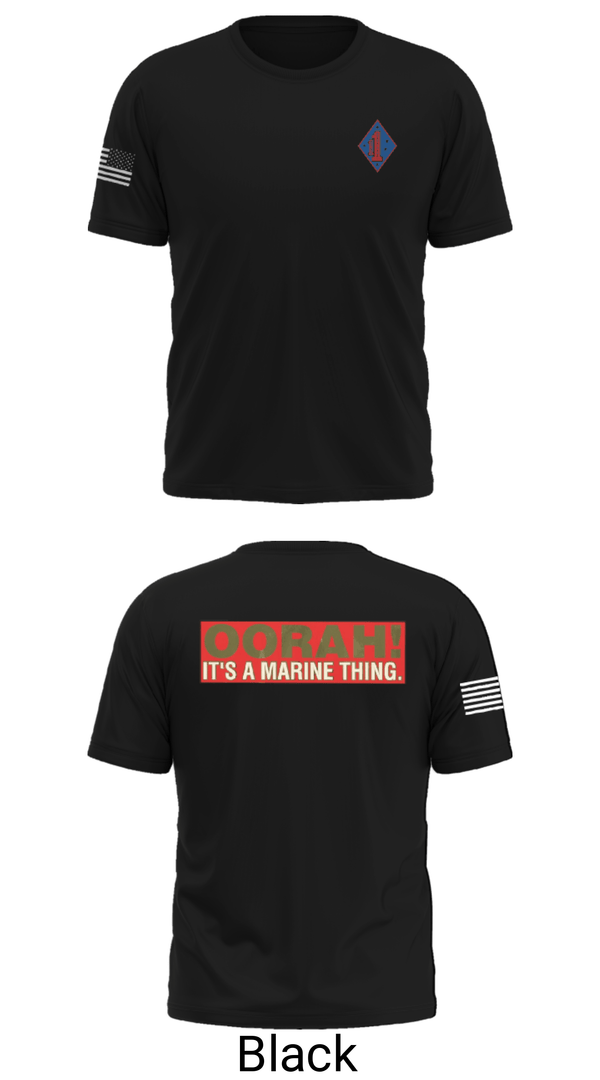 Old School Cotton Feel Shirt, 1st Marine Regiment, Marines, Teamtime, Team time, sublimation, custom sports apparel, team uniforms, spirit wear, spiritwear, sports uniforms, custom shirts, team store, custom team store, fundraiser sports, apparel fundraiser