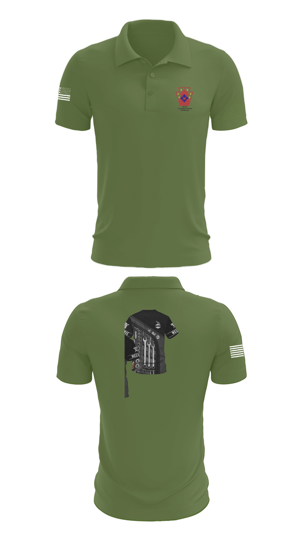 Short Sleeve Performance Polo, 121 transportation, National Guard, Teamtime, Team time, sublimation, custom sports apparel, team uniforms, spirit wear, spiritwear, sports uniforms, custom shirts, team store, custom team store, fundraiser sports, apparel fundraiser