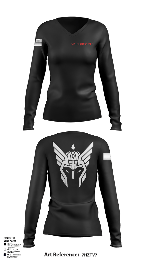 Womens Long Sleeve Vneck Shirt, Evac PLT, RSS, 2CR, , Teamtime, Team time, sublimation, custom sports apparel, team uniforms, spirit wear, spiritwear, sports uniforms, custom shirts, team store, custom team store, fundraiser sports, apparel fundraiser