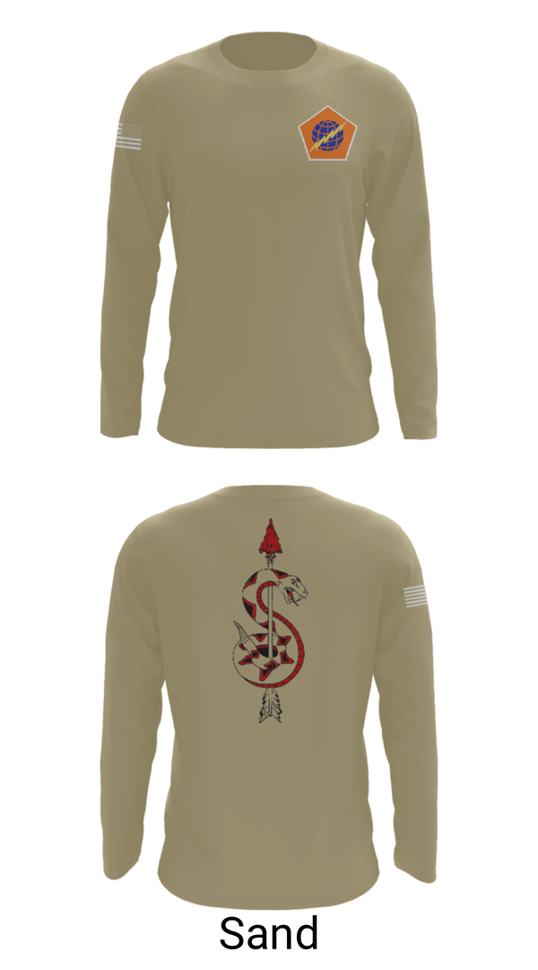 Long Sleeve Performance Shirt, 98th Expeditionary Signal Battalion, Army, Teamtime, Team time, sublimation, custom sports apparel, team uniforms, spirit wear, spiritwear, sports uniforms, custom shirts, team store, custom team store, fundraiser sports, apparel fundraiser