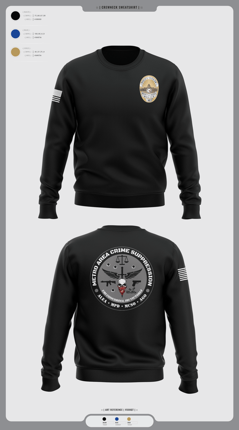 Crew Neck Sweatshirt, SPECIAL OPERATIONS UNIT, Police, Teamtime, Team time, sublimation, custom sports apparel, team uniforms, spirit wear, spiritwear, sports uniforms, custom shirts, team store, custom team store, fundraiser sports, apparel fundraiser