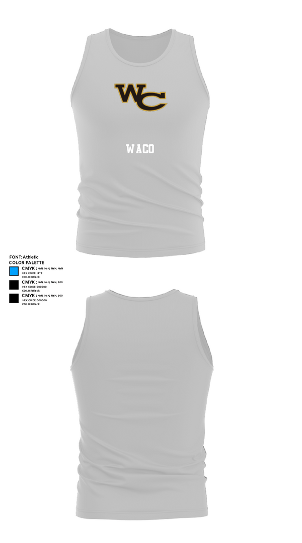 Tank Top, Waco, Men's Basketball, Teamtime, Team time, sublimation, custom sports apparel, team uniforms, spirit wear, spiritwear, sports uniforms, custom shirts, team store, custom team store, fundraiser sports, apparel fundraiser