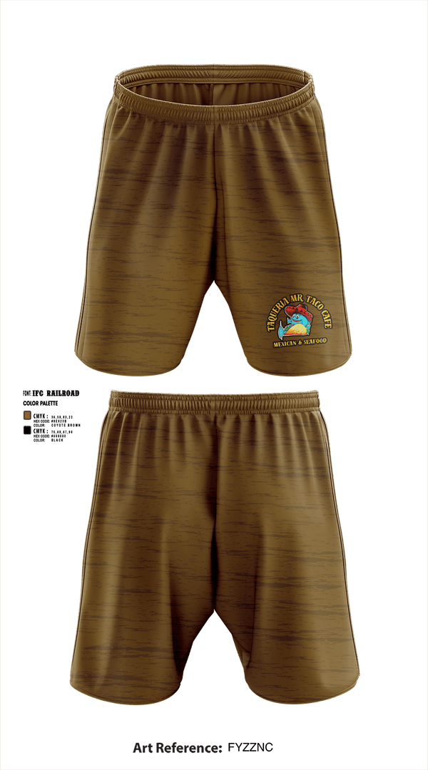 Athletic Shorts With Pockets, Taqueria Mr Taco Cafe Mexican & Seafood, , Teamtime, Team time, sublimation, custom sports apparel, team uniforms, spirit wear, spiritwear, sports uniforms, custom shirts, team store, custom team store, fundraiser sports, apparel fundraiser