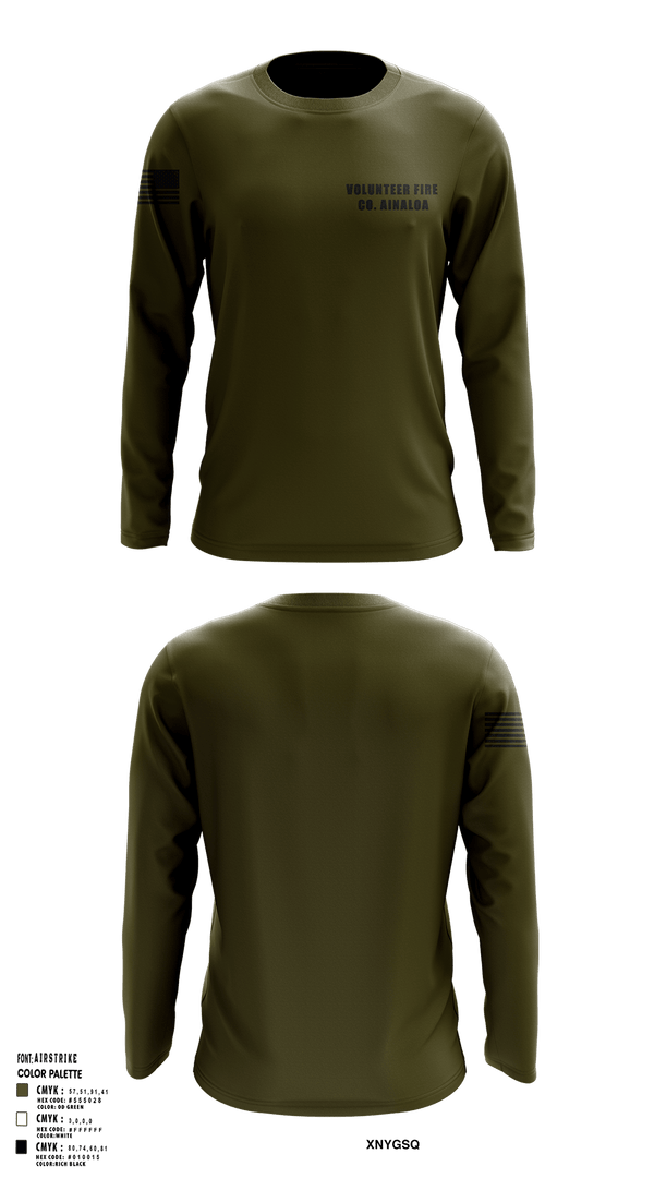 Long Sleeve Performance Shirt, Volunteer Fire Co. Ainaloa, Fire Department, Teamtime, Team time, sublimation, custom sports apparel, team uniforms, spirit wear, spiritwear, sports uniforms, custom shirts, team store, custom team store, fundraiser sports, apparel fundraiser