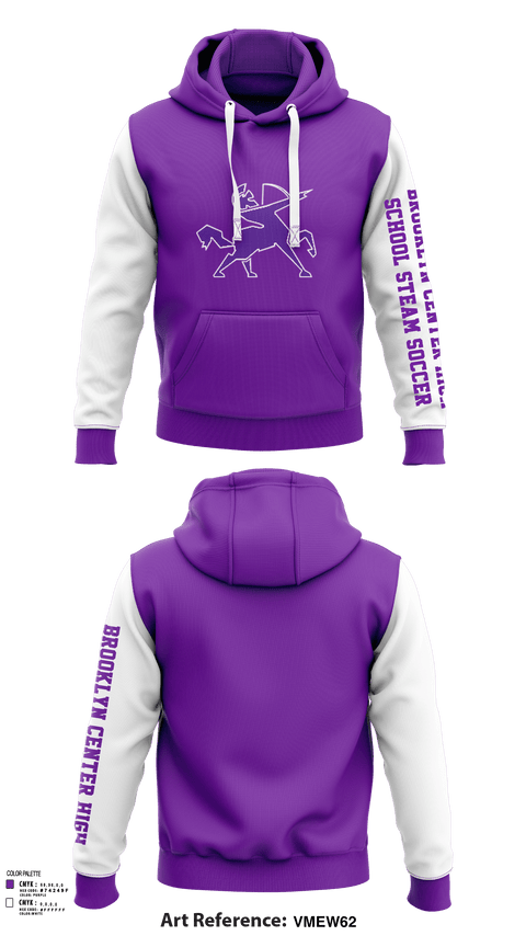 Hoodie, Brooklyn Center High School Steam Soccer, Men's Soccer, Teamtime, Team time, sublimation, custom sports apparel, team uniforms, spirit wear, spiritwear, sports uniforms, custom shirts, team store, custom team store, fundraiser sports, apparel fundraiser