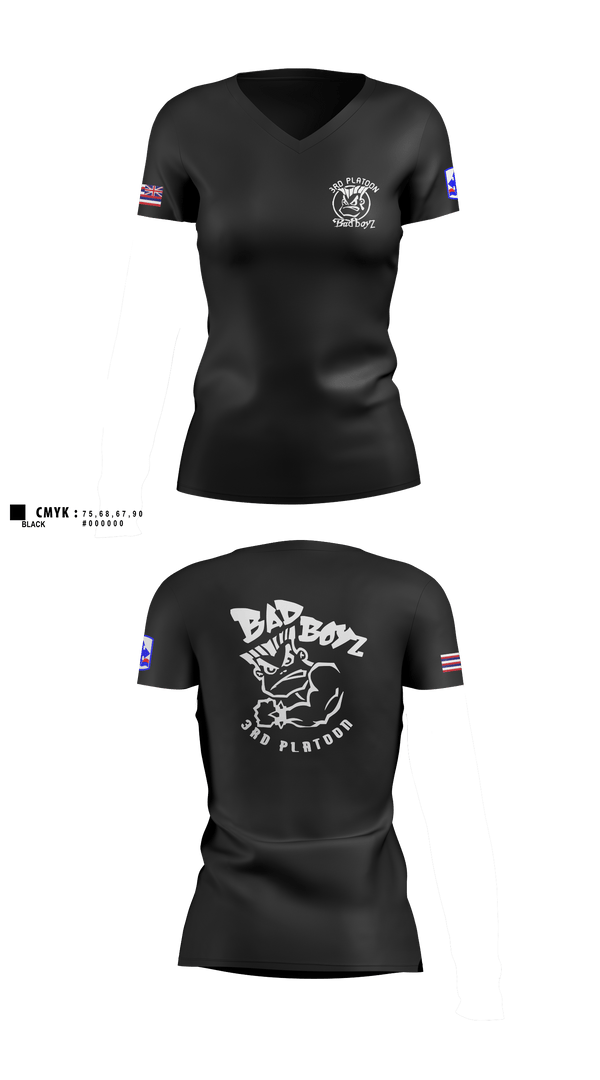 Womens Short Sleeve Vneck Shirt, Ewok dismount3rd PLT Bad BoysBad boyz3rd PLT Bad BoysBad Boiiz3rd PLT Bad BoysPT Bad Boiiz3rd PLT Bad BoysBlue Ewok, , Teamtime, Team time, sublimation, custom sports apparel, team uniforms, spirit wear, spiritwear, sports uniforms, custom shirts, team store, custom team store, fundraiser sports, apparel fundraiser