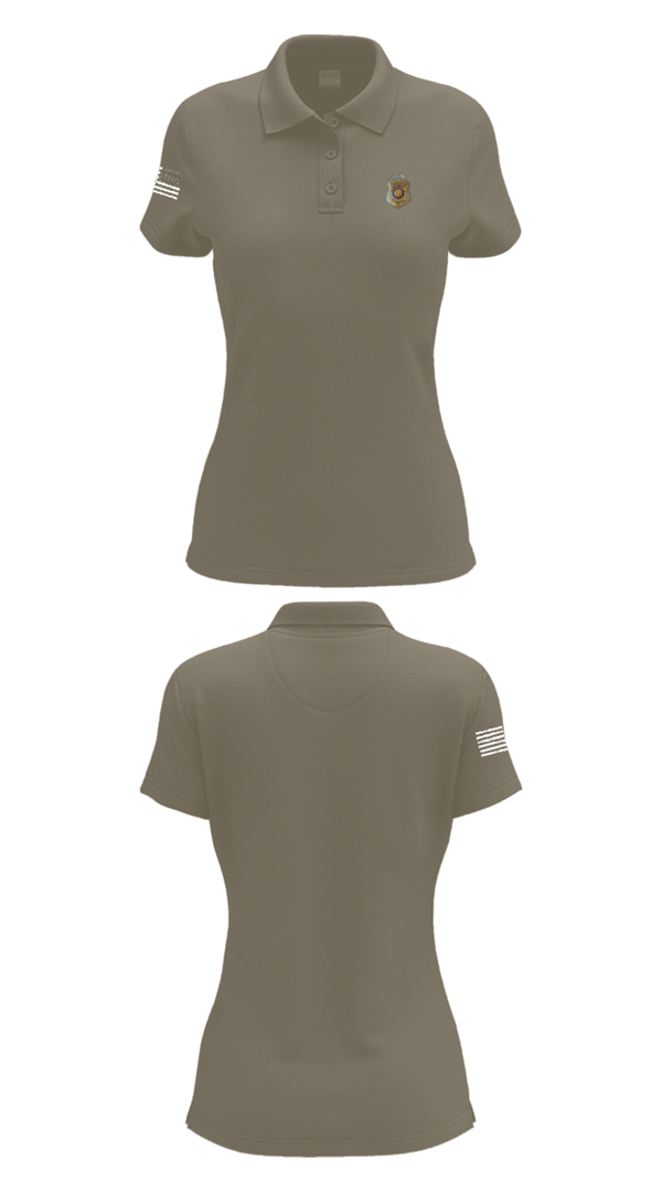 Women's Short Sleeve Performance Polo, Colbert PD, Police, Teamtime, Team time, sublimation, custom sports apparel, team uniforms, spirit wear, spiritwear, sports uniforms, custom shirts, team store, custom team store, fundraiser sports, apparel fundraiser