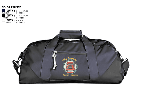 Duffle Bag, Rookies new school, , Teamtime, Team time, sublimation, custom sports apparel, team uniforms, spirit wear, spiritwear, sports uniforms, custom shirts, team store, custom team store, fundraiser sports, apparel fundraiser