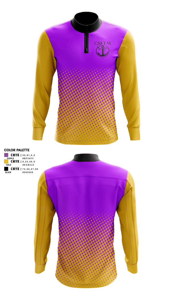 Quarter Zip Jacket, Cudahy High School Swimming, Swimming, Teamtime, Team time, sublimation, custom sports apparel, team uniforms, spirit wear, spiritwear, sports uniforms, custom shirts, team store, custom team store, fundraiser sports, apparel fundraiser