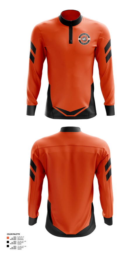 Quarter Zip Jacket, Bobcats, Men's Basketball, Teamtime, Team time, sublimation, custom sports apparel, team uniforms, spirit wear, spiritwear, sports uniforms, custom shirts, team store, custom team store, fundraiser sports, apparel fundraiser