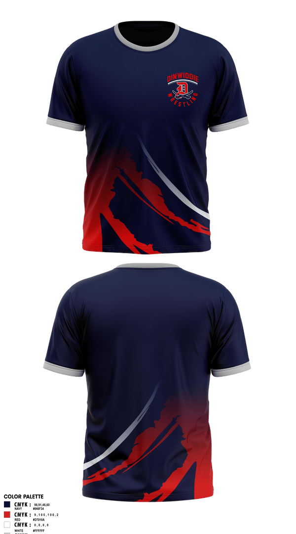 Short Sleeve Rash Guard Shirt, Dinwiddie High School Wrestling, Wrestling, Teamtime, Team time, sublimation, custom sports apparel, team uniforms, spirit wear, spiritwear, sports uniforms, custom shirts, team store, custom team store, fundraiser sports, apparel fundraiser