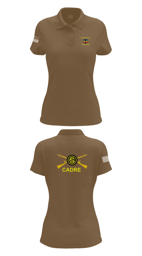 Womens Short Sleeve Performance Polo, 106th RTI OCS, , Teamtime, Team time, sublimation, custom sports apparel, team uniforms, spirit wear, spiritwear, sports uniforms, custom shirts, team store, custom team store, fundraiser sports, apparel fundraiser