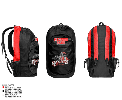Gear Bag, Medford Area Senior High School Band, Spirit Store, Teamtime, Team time, sublimation, custom sports apparel, team uniforms, spirit wear, spiritwear, sports uniforms, custom shirts, team store, custom team store, fundraiser sports, apparel fundraiser