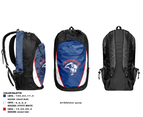 Gear Bag, Jefferson County Middle School Volleyball, Men's Volleyball, Teamtime, Team time, sublimation, custom sports apparel, team uniforms, spirit wear, spiritwear, sports uniforms, custom shirts, team store, custom team store, fundraiser sports, apparel fundraiser