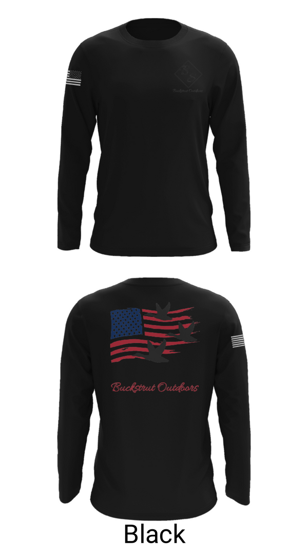 Long Sleeve Performance Shirt, Buckstrut OutdoorsBuckstrut Outdoors, , Teamtime, Team time, sublimation, custom sports apparel, team uniforms, spirit wear, spiritwear, sports uniforms, custom shirts, team store, custom team store, fundraiser sports, apparel fundraiser