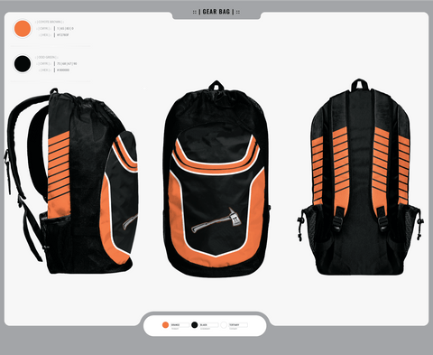 Gear Bag, Hyacks Football, Football, Teamtime, Team time, sublimation, custom sports apparel, team uniforms, spirit wear, spiritwear, sports uniforms, custom shirts, team store, custom team store, fundraiser sports, apparel fundraiser