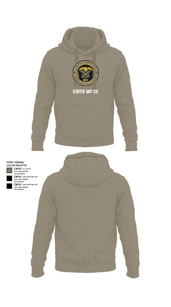 Hoodie, 235th MP CO, Army, Teamtime, Team time, sublimation, custom sports apparel, team uniforms, spirit wear, spiritwear, sports uniforms, custom shirts, team store, custom team store, fundraiser sports, apparel fundraiser