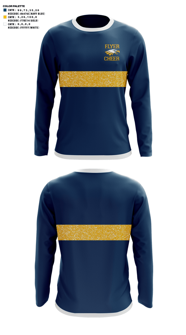 Long Sleeve Performance Shirt, Franklin County High School Cheer, Cheer, Teamtime, Team time, sublimation, custom sports apparel, team uniforms, spirit wear, spiritwear, sports uniforms, custom shirts, team store, custom team store, fundraiser sports, apparel fundraiser