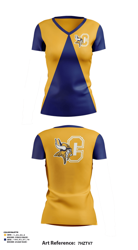Womens Short Sleeve Vneck Shirt, Walled Lake Central Gymnastics, Spirit Store, Teamtime, Team time, sublimation, custom sports apparel, team uniforms, spirit wear, spiritwear, sports uniforms, custom shirts, team store, custom team store, fundraiser sports, apparel fundraiser