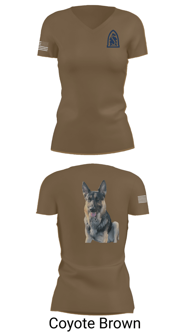 Womens Short Sleeve Vneck Shirt, 4-31 infantry battalion hotel company, Army, Teamtime, Team time, sublimation, custom sports apparel, team uniforms, spirit wear, spiritwear, sports uniforms, custom shirts, team store, custom team store, fundraiser sports, apparel fundraiser