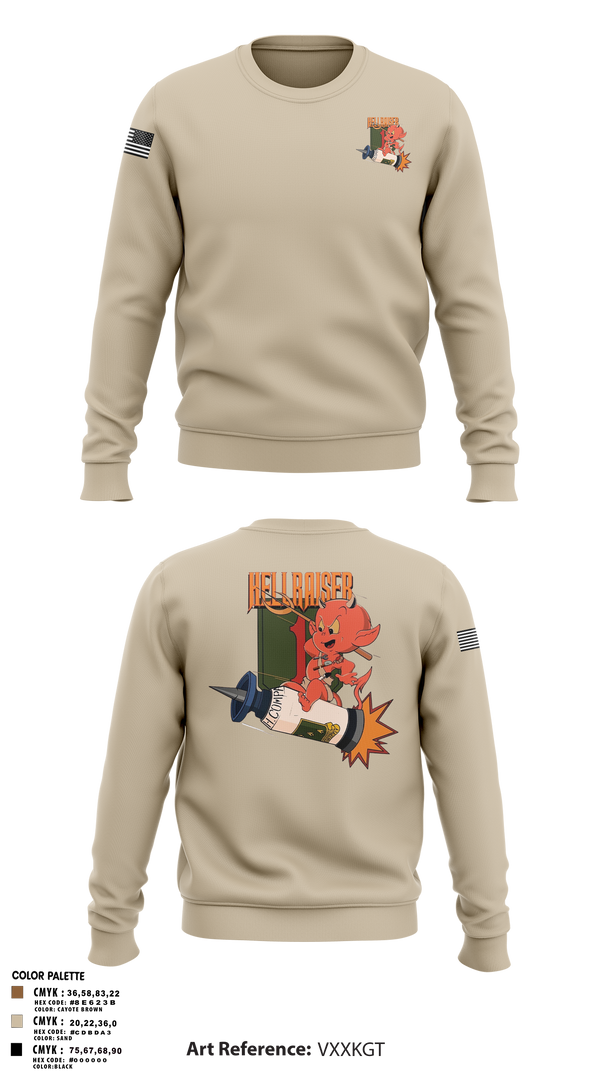 Crew Neck Sweatshirt, , Army, Teamtime, Team time, sublimation, custom sports apparel, team uniforms, spirit wear, spiritwear, sports uniforms, custom shirts, team store, custom team store, fundraiser sports, apparel fundraiser