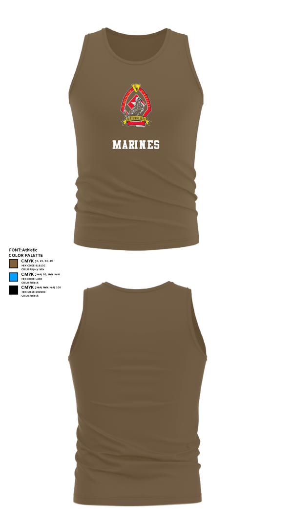 Tank Top, 1/6 Charlie company, , Teamtime, Team time, sublimation, custom sports apparel, team uniforms, spirit wear, spiritwear, sports uniforms, custom shirts, team store, custom team store, fundraiser sports, apparel fundraiser