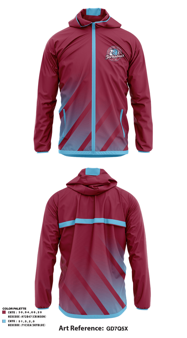 Windbreaker, Talladega College Soccer, Men's Soccer, Teamtime, Team time, sublimation, custom sports apparel, team uniforms, spirit wear, spiritwear, sports uniforms, custom shirts, team store, custom team store, fundraiser sports, apparel fundraiser