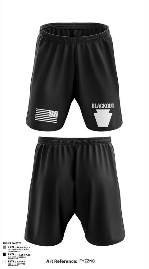 Athletic Shorts With Pockets, Blackout, National Guard, Teamtime, Team time, sublimation, custom sports apparel, team uniforms, spirit wear, spiritwear, sports uniforms, custom shirts, team store, custom team store, fundraiser sports, apparel fundraiser
