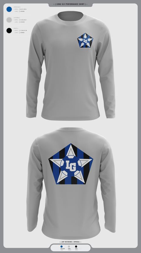 Long Sleeve Performance Shirt, LaGrange Grangers, Men's Soccer, Teamtime, Team time, sublimation, custom sports apparel, team uniforms, spirit wear, spiritwear, sports uniforms, custom shirts, team store, custom team store, fundraiser sports, apparel fundraiser