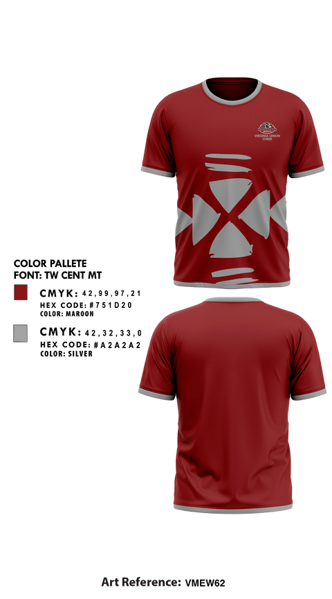 Short Sleeve Performance Shirt, Virginia Union University Cheer, Cheer, Teamtime, Team time, sublimation, custom sports apparel, team uniforms, spirit wear, spiritwear, sports uniforms, custom shirts, team store, custom team store, fundraiser sports, apparel fundraiser