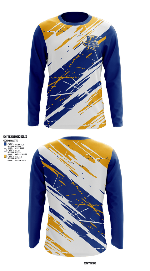 Long Sleeve Performance Shirt, Russell I Doig Middle School Football, Football, Teamtime, Team time, sublimation, custom sports apparel, team uniforms, spirit wear, spiritwear, sports uniforms, custom shirts, team store, custom team store, fundraiser sports, apparel fundraiser
