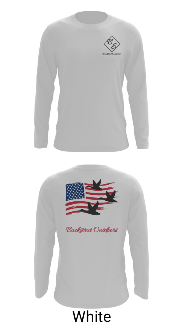 Long Sleeve Performance Shirt, Buckstrut OutdoorsBuckstrut Outdoors, , Teamtime, Team time, sublimation, custom sports apparel, team uniforms, spirit wear, spiritwear, sports uniforms, custom shirts, team store, custom team store, fundraiser sports, apparel fundraiser