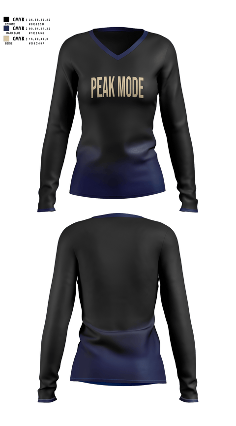 Womens Long Sleeve Vneck Shirt, Flex fitting, , Teamtime, Team time, sublimation, custom sports apparel, team uniforms, spirit wear, spiritwear, sports uniforms, custom shirts, team store, custom team store, fundraiser sports, apparel fundraiser