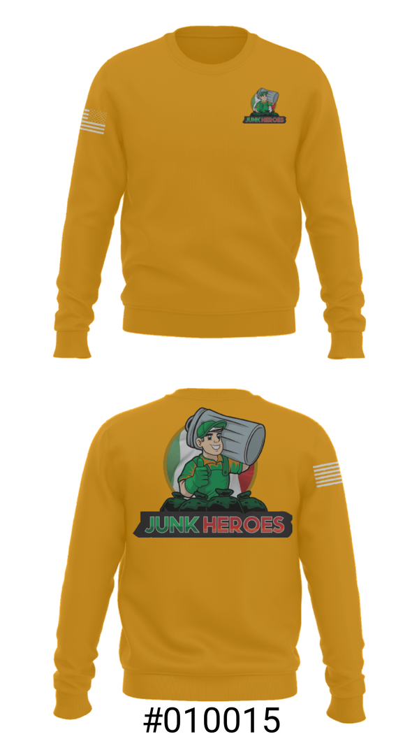 Crew Neck Sweatshirt, Junk Heroes, , Teamtime, Team time, sublimation, custom sports apparel, team uniforms, spirit wear, spiritwear, sports uniforms, custom shirts, team store, custom team store, fundraiser sports, apparel fundraiser