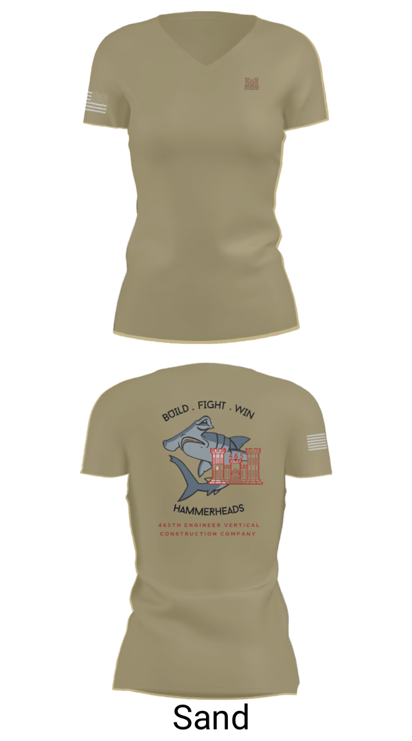 Women's Short Sleeve Vneck Shirt, 465 EVCC, Army, Teamtime, Team time, sublimation, custom sports apparel, team uniforms, spirit wear, spiritwear, sports uniforms, custom shirts, team store, custom team store, fundraiser sports, apparel fundraiser