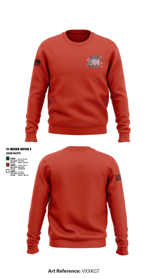 Crew Neck Sweatshirt, 73, Fire Department, Teamtime, Team time, sublimation, custom sports apparel, team uniforms, spirit wear, spiritwear, sports uniforms, custom shirts, team store, custom team store, fundraiser sports, apparel fundraiser