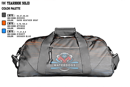 Duffle Bag, Hutchinson, , Teamtime, Team time, sublimation, custom sports apparel, team uniforms, spirit wear, spiritwear, sports uniforms, custom shirts, team store, custom team store, fundraiser sports, apparel fundraiser