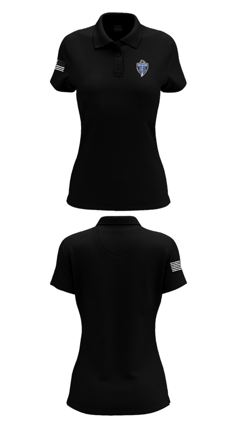 Womens Short Sleeve Performance Polo, East Burke Middle School Cheer, Cheer, Teamtime, Team time, sublimation, custom sports apparel, team uniforms, spirit wear, spiritwear, sports uniforms, custom shirts, team store, custom team store, fundraiser sports, apparel fundraiser