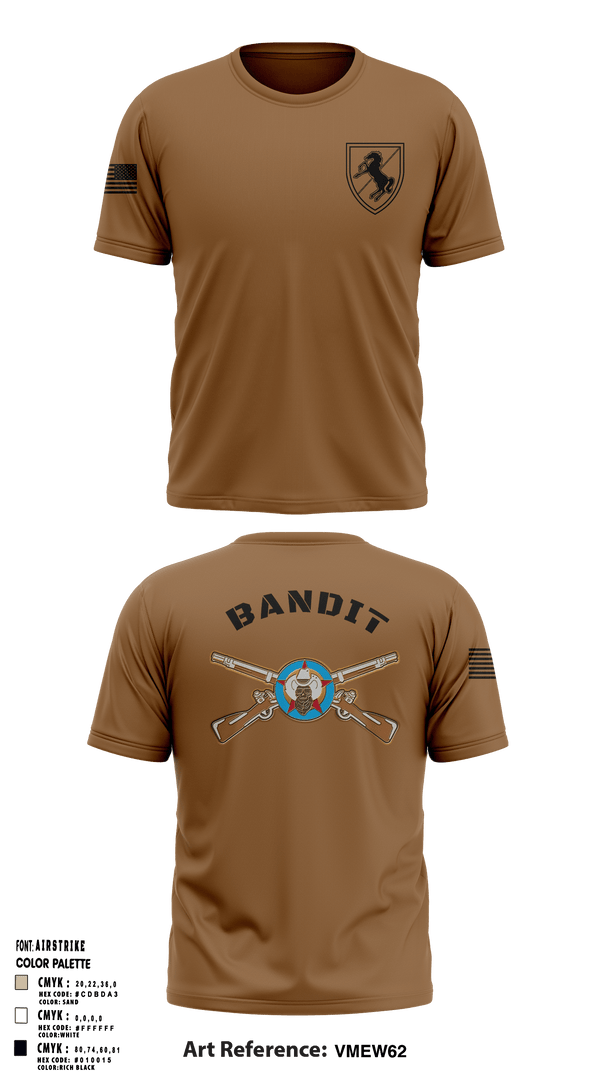 Old School Cotton Feel Shirt, Bandit TroopBandit Troop 2.0, Army, Teamtime, Team time, sublimation, custom sports apparel, team uniforms, spirit wear, spiritwear, sports uniforms, custom shirts, team store, custom team store, fundraiser sports, apparel fundraiser