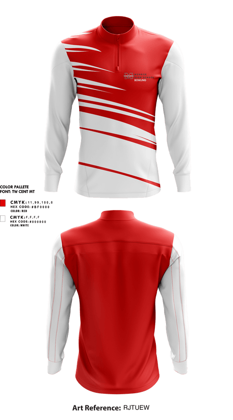 Quarter Zip Jacket, Monroe High School Bowling, Bowling, Teamtime, Team time, sublimation, custom sports apparel, team uniforms, spirit wear, spiritwear, sports uniforms, custom shirts, team store, custom team store, fundraiser sports, apparel fundraiser