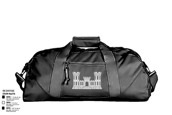Duffle Bag, 250TH ENGINEERING COMPANY, National Guard, Teamtime, Team time, sublimation, custom sports apparel, team uniforms, spirit wear, spiritwear, sports uniforms, custom shirts, team store, custom team store, fundraiser sports, apparel fundraiser