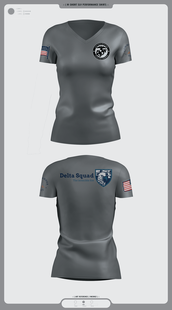 Women's Short Sleeve Vneck Shirt, Marine Corps, Marines, Teamtime, Team time, sublimation, custom sports apparel, team uniforms, spirit wear, spiritwear, sports uniforms, custom shirts, team store, custom team store, fundraiser sports, apparel fundraiser