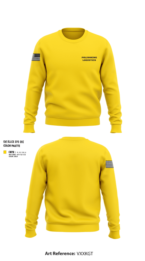 Crew Neck Sweatshirt, Polishkinglogistics, , Teamtime, Team time, sublimation, custom sports apparel, team uniforms, spirit wear, spiritwear, sports uniforms, custom shirts, team store, custom team store, fundraiser sports, apparel fundraiser